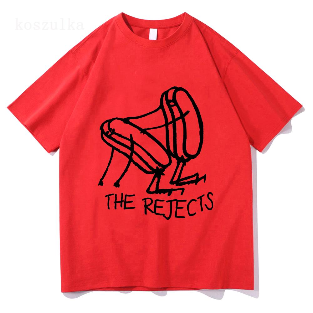 Rejects X Sarah Pardini T-Shirt Rockband The All-American Rejects T-Shirt Baumwolle Kurzarm Herren T-Shirts Streetwear Unisex Print