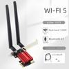 Dual Band PCIE WiFi Adapter WiFi 5 USB Wifi Adapter  for Computer/Phone/Tablet