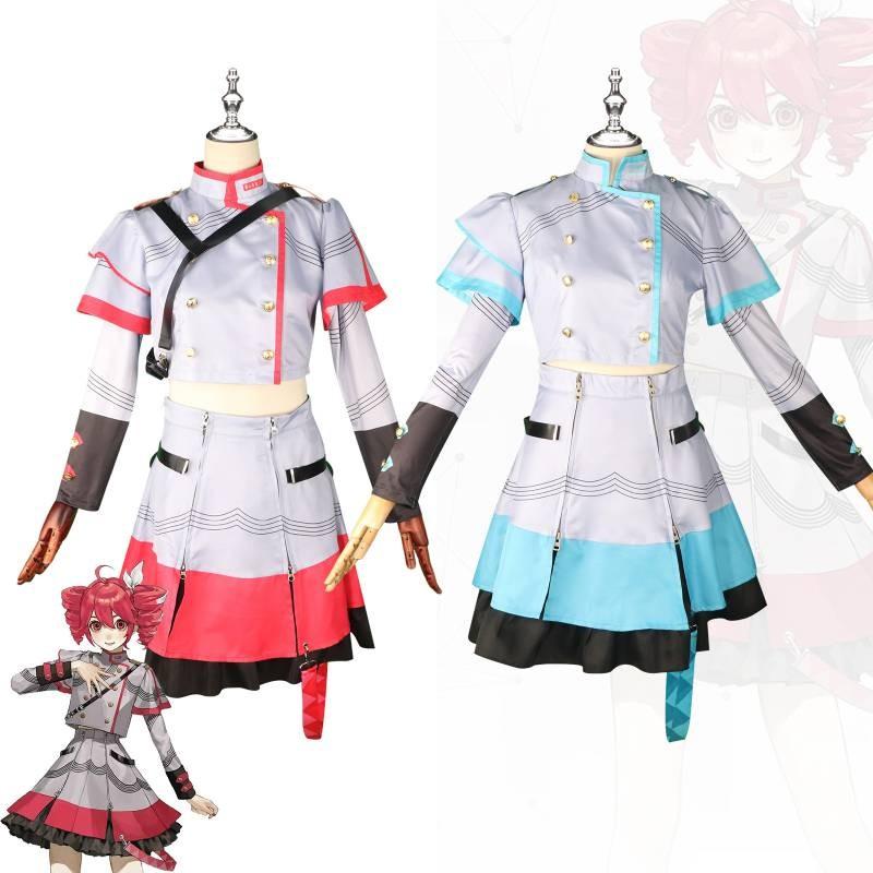 Adorable Teto Cosplay Costume For Girls In Blue And White Sweet Style For Anime Events