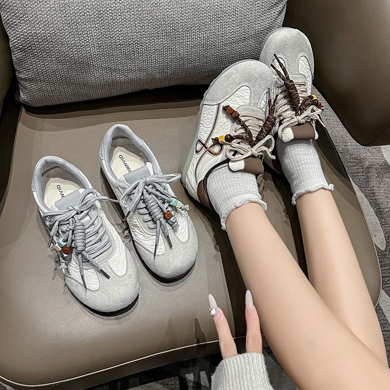 Dexun shoes women's autumn new casual sports board shoes running big head fitness mango head big head Forrest Gump shoes