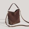 High-end Fashionable Single-shoulder Crossbody Bag, Niche Large-capacity Bucket Bag Casually
