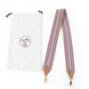 Great HERMES Shoulder strap Bandouliere Sangle Caval 2"" multicolor leather Used