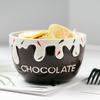 Ceramic tableware salad bowl cute strawberry yogurt bowl dessert fruit Christmas cake bowl home ceramic