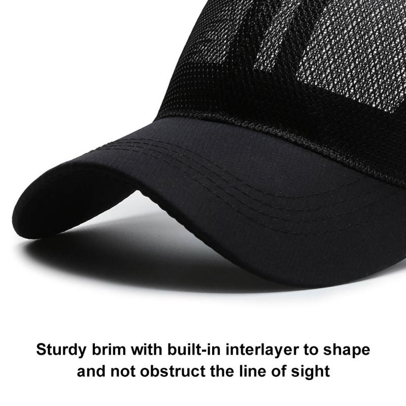 Buy Unisex Baseball Cap Full Mesh Quick 