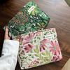 Fashion Dasiphora Fruticosa Makeup Bag Travel Organizer Portable Cosmetic Bag Large Capacity Washbag