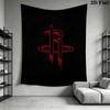 Rockets Logo Design Threepiece Set 1 Duvet Cover 2 Pillowcase Without Core Bedding Set Soft And Comfortable Christmas Birthday Gift