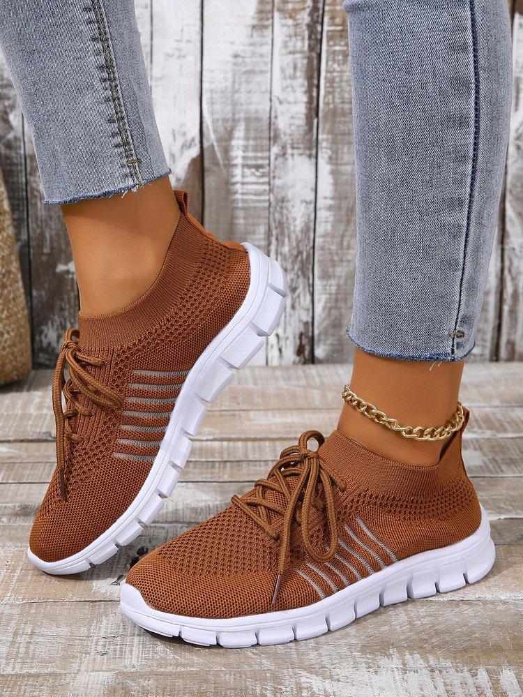 New Women's Sneakers Spring Flat Shoes Casual Women Vulcanized Summer Light Mesh Breathable Female Running Shoes