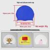 Adult Silicone Swimming Cap: Unisex, Long Hair, Waterproof, Ear Protection, Professional Fit