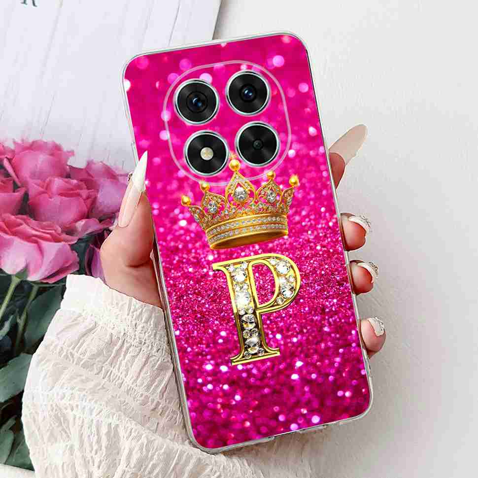 For Redmi Note14 Pro 5G Casing 6.67" Diamond Letter Back Cover Soft Silicone Cases For Xiaomi Redmi Note 14 Pro 5G Coque Fundas