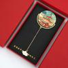 Guizhou Huangguoshu Waterfall Souvenir Bookmark - Jiaxiu Tower Engraved Metal Customization