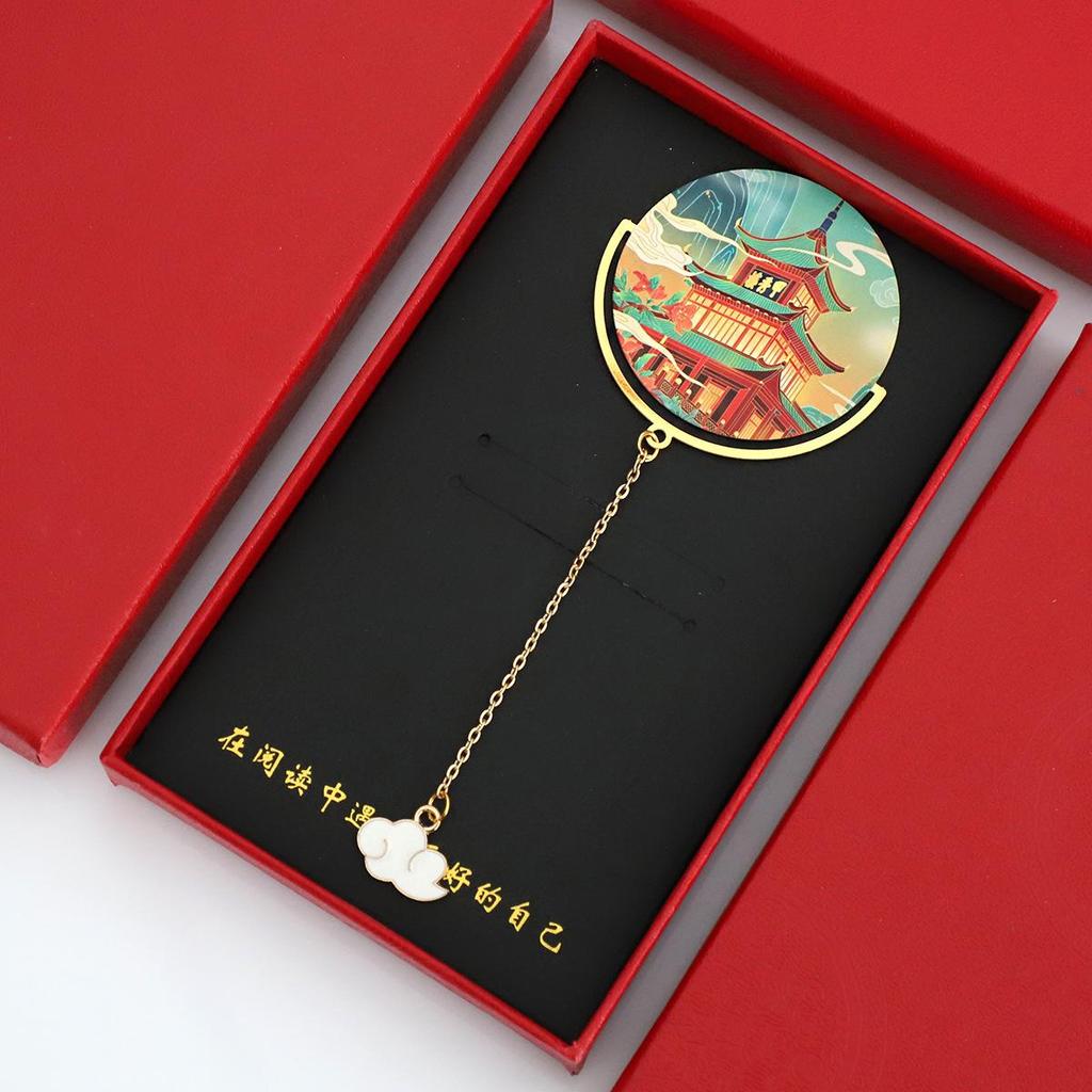 Guizhou Huangguoshu Waterfall Souvenir Bookmark - Jiaxiu Tower Engraved Metal Customization