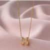 H Necklace Female Design Style Personality Temperament Qixi Festival For Friends