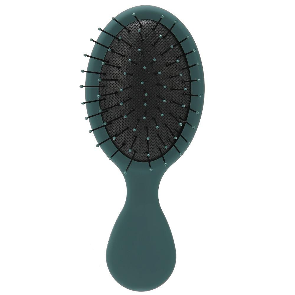 Soft Rounded Air Cushion Paddle Hairbrush Vented Paddle Hairbrush Hair Styling темно-зеленого