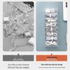 Transparent Multi-Grid Desktop Cable Organizer and Winder