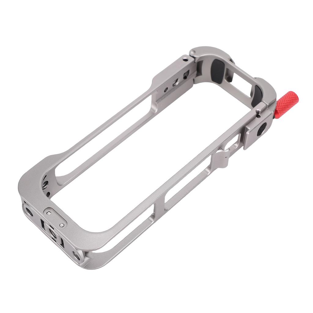 Action Camera Cage Fit for Insta360 X5 Camera 1 4 Inch Thread Aluminum Alloy Action Camera Protective Video Rig with