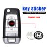 14mm 3D Badge Car Key Remote Control Emblem Stickers Decor Decal For Honda Civic CRV Odyssey Mugen Fit Accord Jazz Accessories CB0