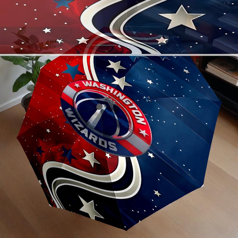 Washington basketball Stars Umbrella 8-Frame for Travel, Camping, Casual Lightweight Portable Umbrella, Essential for Every Family Holidays Gift