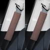 2Pcs Car Interior Accessories Seat Belt Suede Soft Safety Belt Shoulder Straps Cover Breathable Protection Padding Cushion