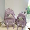 New fashion primary and junior high school student schoolbag women's simple large-capacity backpack computer backpack tide