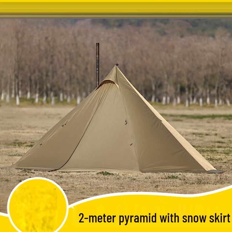 OEING Lightweight 4-6 Person Pyramid Camping Tent