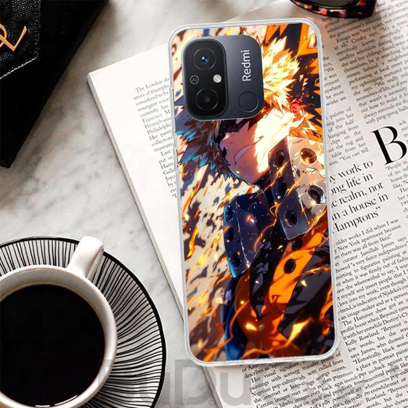 Bakugou Katsuki MHA My Hero Cover For Xiaomi Redmi 14C 13 13C 12 12C 10 10C 9 9C 9T 9A Phone Case 10A 8A 8 7A 7 6A 6 Pro K70 K60