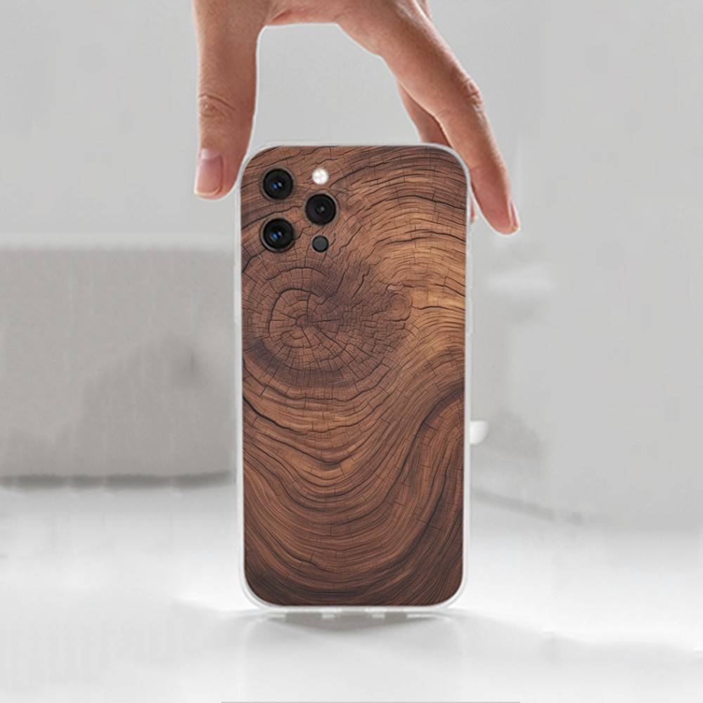 

Натуральное Дерево Чехол Для iPhone X,14,16,Mini,XS,SE,12,15,Pro,17,Plus,11,Max,13,XR,Прозрачный Мягкий Чехол iPhone16
