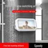 Cartoon Waterproof Shower Phone Holder with Rotatable Touch Screen and Brush Storage