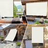 LOVE STORY Rain Sun Shade Water-Repellent Shade, 2x3m, Cream, Protection, Waterproof,