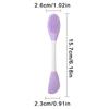 1PC Silicone Double Head Face Mask Brush Facial Exfoliate Blackhead Removal Cleanser Brush Mud Film Spatula Facial SkinCare Tool