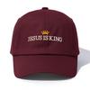 Pc JESUS IS KING Embroidery Baseball Cap for AdultsMinimalist Retro Style Casual Soft Adjustable Dad HatPerfect As Gift