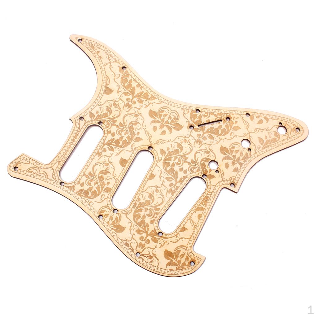 

Кленовая накладка для гитары SSS с цветочным узором для электрогитары