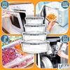 4X Heat-Resistant Glass Kitchen Food Containers Set