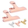 2Pcs Bulldog Clips Starke Klemm Firma Rostfrei Sicher Robust Glänzend Weit Verbreitet Chi