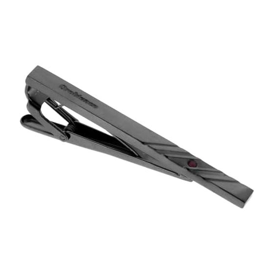 Orobianco Tie Pin Birthstone January-Garnet Gunmetal ORT587 B-01 Orobianco