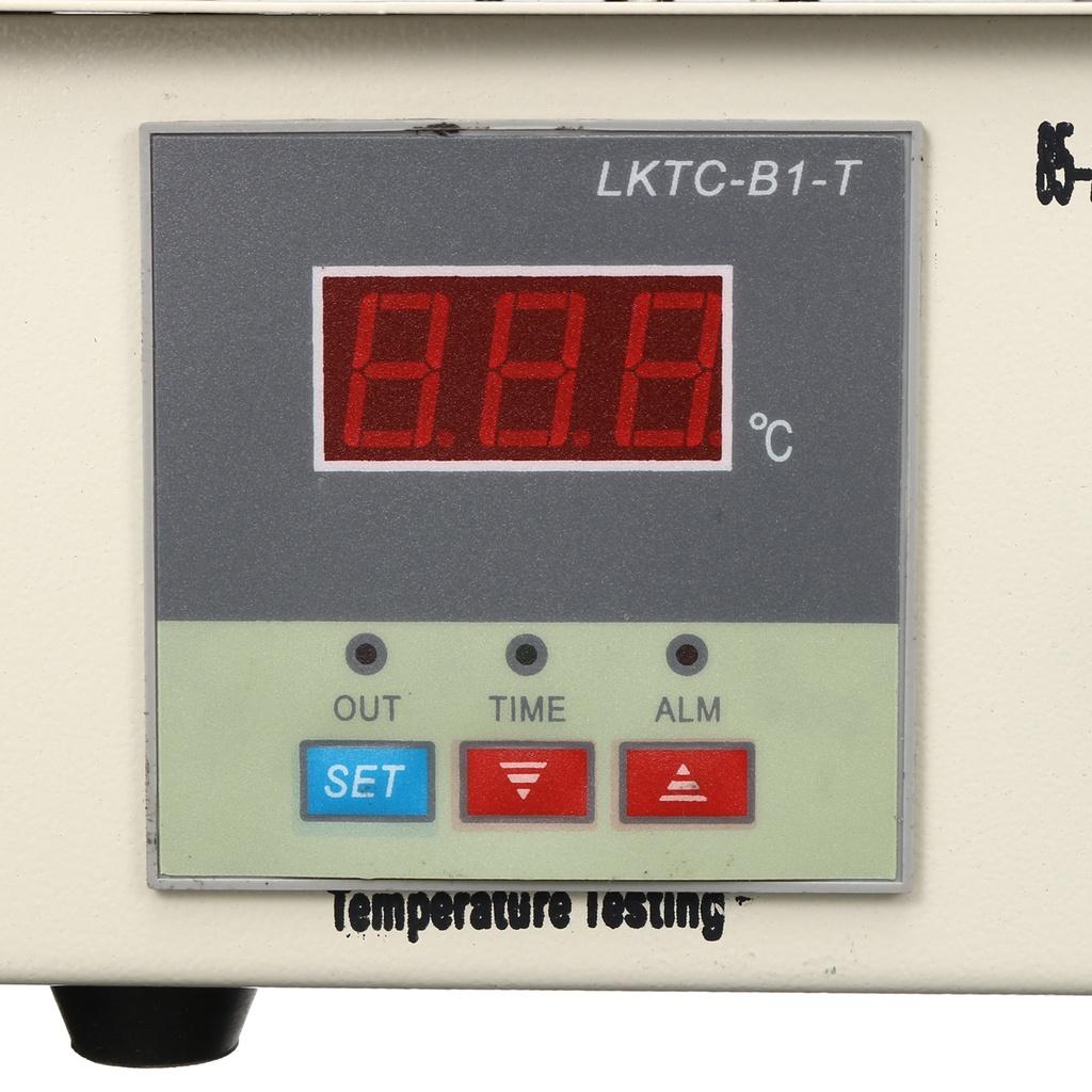 220V Lab Heating Dual Control Mixer Magnetic Stirrer Hot Plate Magnetic Stirrer No Noise LED Temperature Display US Plug