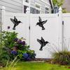 1Pc Metal Hummingbird Wall Decoration Hollow Out Iron Bird Sculpture Wall Hanging Figurines Ornament Home Decor