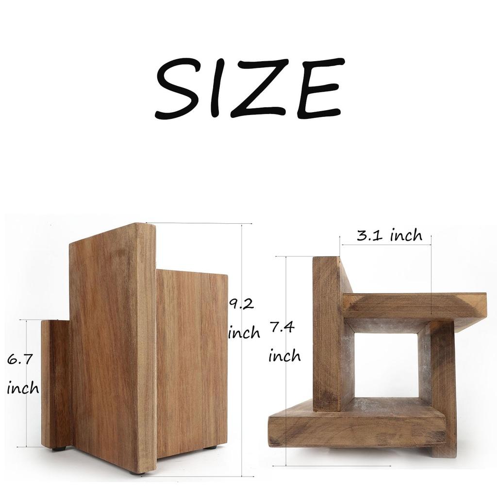 Resafy Magnetic Knife Block Knife Stable Board Holder Magnetic Stand with Strong Reinforced Magnets On Both Sides and Feet Display, Rack, Non-Slip