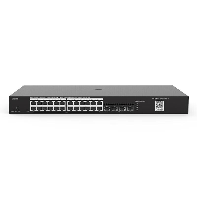 

Ruijie RG-S1930-24GT4SFP-P 24-Port Gigabit PoE Managed Switch