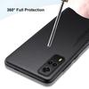 Coque de protection mate en silicone pour téléphone Vivo Y53S 5G Y51A, étui de luxe en cuir PU pour Vivo Y31 Y51 Y51S Y53S 4G, coque arrière
