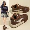Autumn Winter Plush Women High Top Sneakers Fashion Comfortable Platform Cotton Shoes Outdoor Non-slip Women's Shoes Botas Mujer