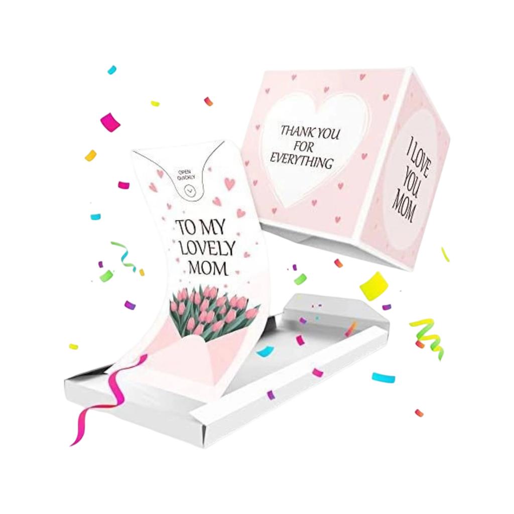 Jumping Box Surprise -up Gift Box - Birthday Surprise With Confetti, Explosion Box For Adults & Kids, Celebration Party Surprise