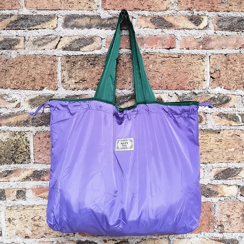 

Складная сумка-тоут большой вместимости с кулиской для хранения продуктов Large