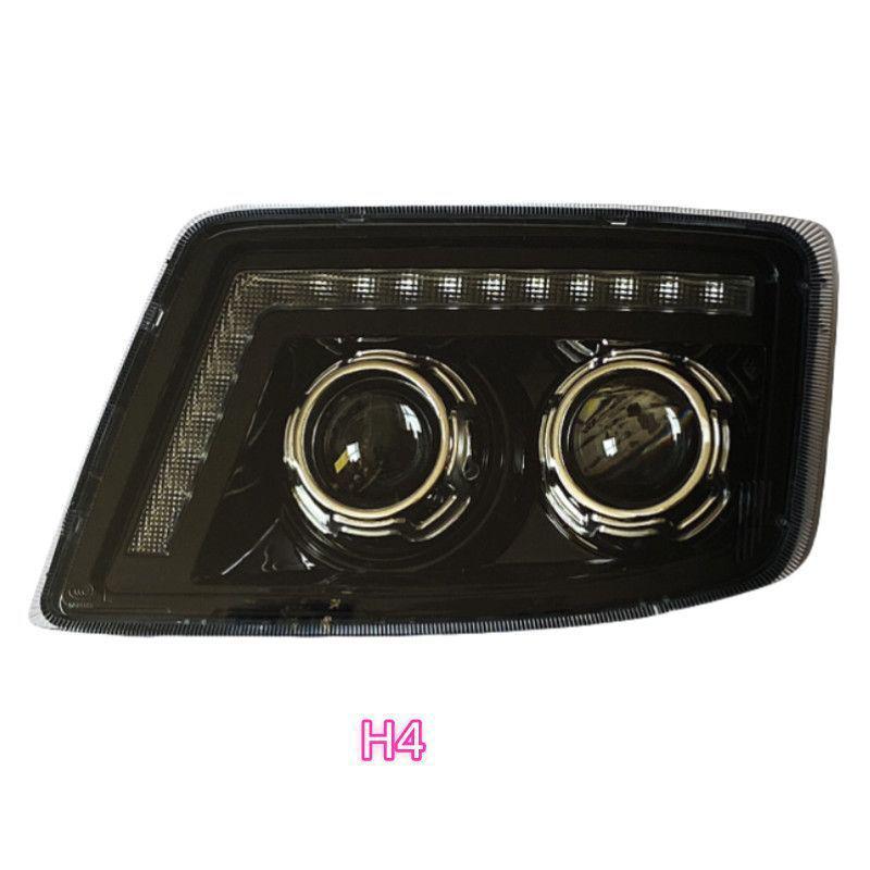 Foton H4 Headlight Assembly LED Dual-Lens Full Set for New & Old GTL Models Old Model H4 Driver Side Full LED Assembly