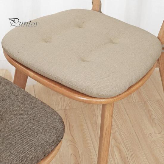 Stolsdyna med halkskyddsrem Förtjockad svampstoppning Mjuk elastisk hästhovform Stolkudde Hem Kök Kontor Uteplats Sittdyna