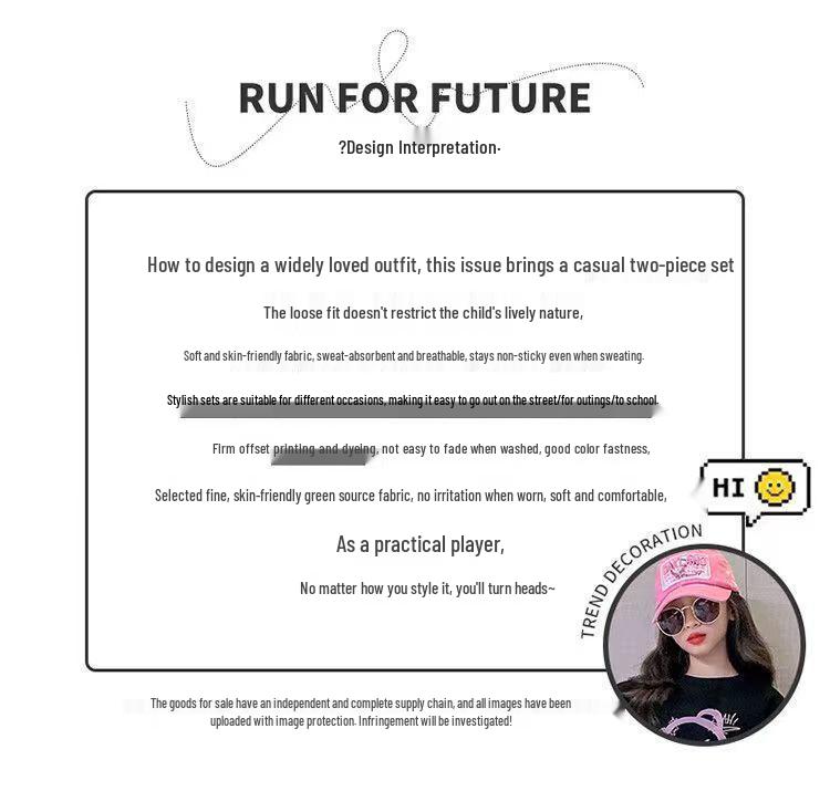 2025 Girls' Seasonal Hoodie & Pants Set: Spring, Autumn, Winter Fashion