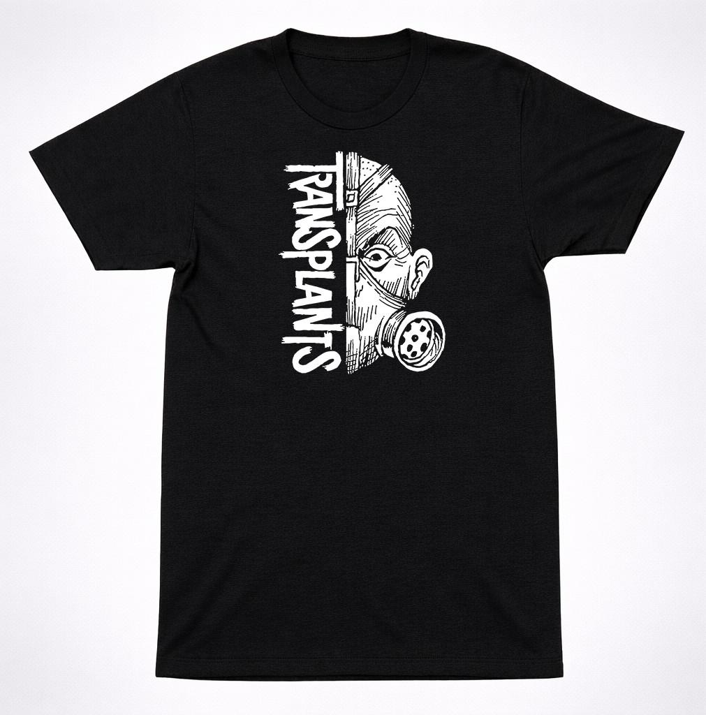 Transplants Half Gas Mask Logo Punk Street Hardcore Band Punk Rock T-Shirt S разноцветный