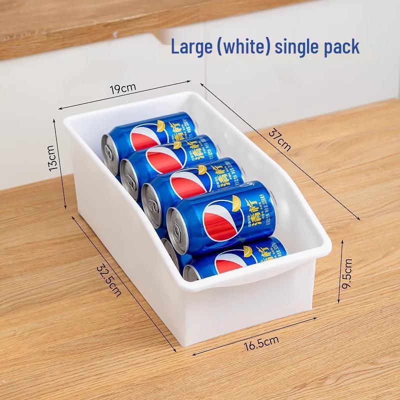 

Двухъярусный органайзер для хранения напитков в холодильнике для банок пива и колы