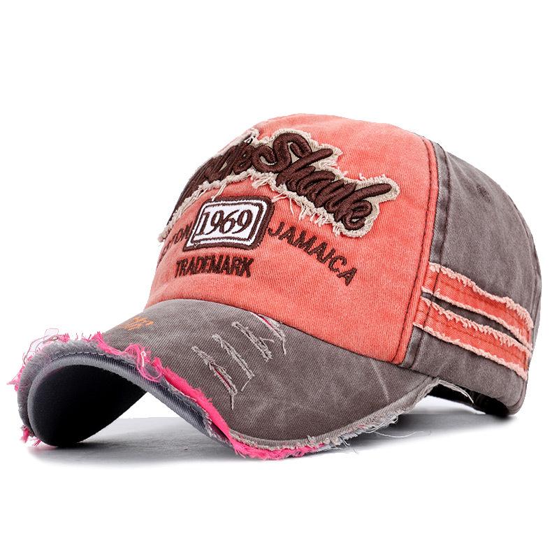 

New Women Men Baseball Cap Summer Solid Snapback Letter Embroidery Vintage Sunhat Outdoor Cotton Hip Hop Baseball Hat Casquette Adjustable(56-60cm)