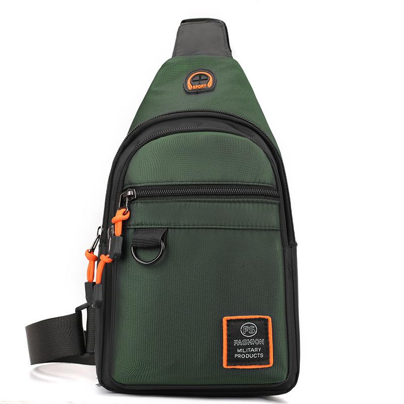Pánská jednoduchá vodotěsná náprsní taška Studentská velkokapacitní crossbody taška Outdoorové sporty Cyklistika Běh Taška pod paži Ledvinka Cestovní taška přes rameno
