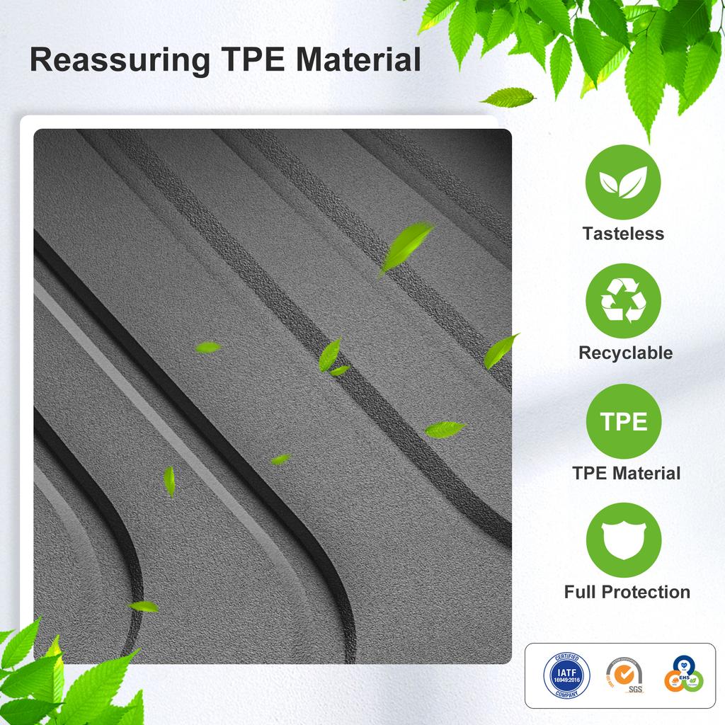 For Mazda CX-30 2020-2024 2025 TPE 3D Car Floor Mats Trunk Pad Waterproof Protective Foot Pad Left Hand Drive